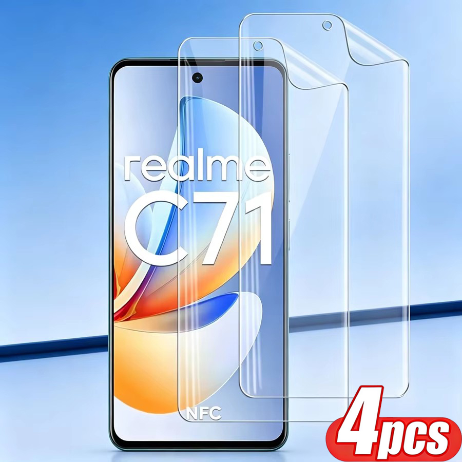 Realme Note 50 - 4 buah pelindung layar berbahan hidrogel