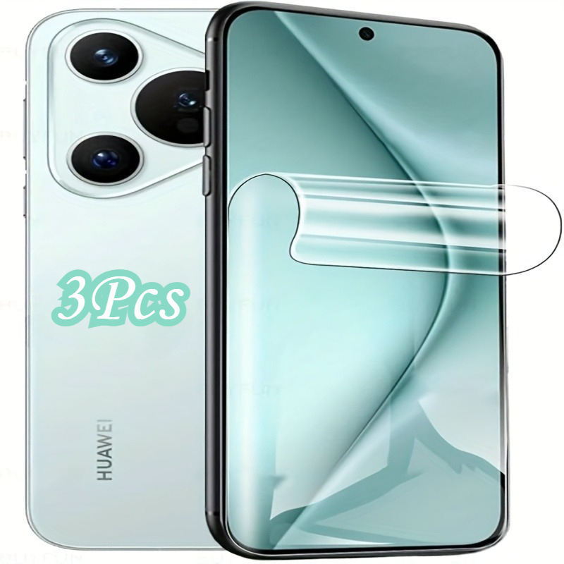Huawei Mate 60 - 3 Buah Film Hidrogel Pelindung Layar