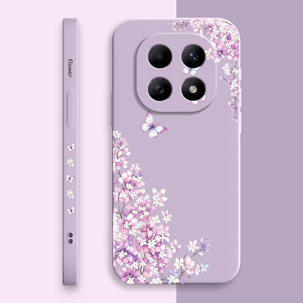 Casing Ponsel Motif Bunga Viol - Xiaomi Redmi Note 14 ulasan dan harga