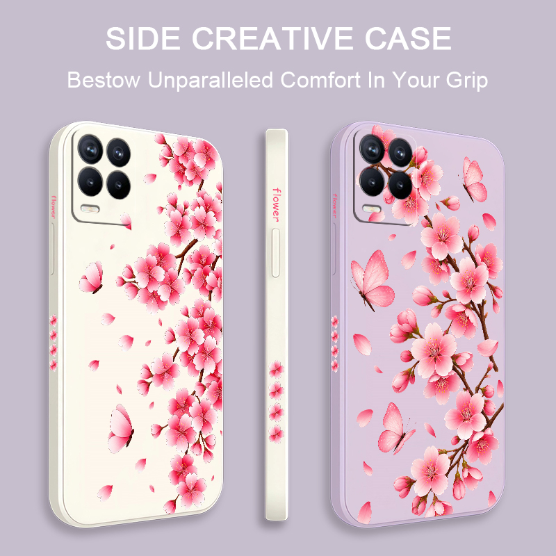 Casing Telepon Motif Bunga Mer - Realme Note 50 ulasan dan harga