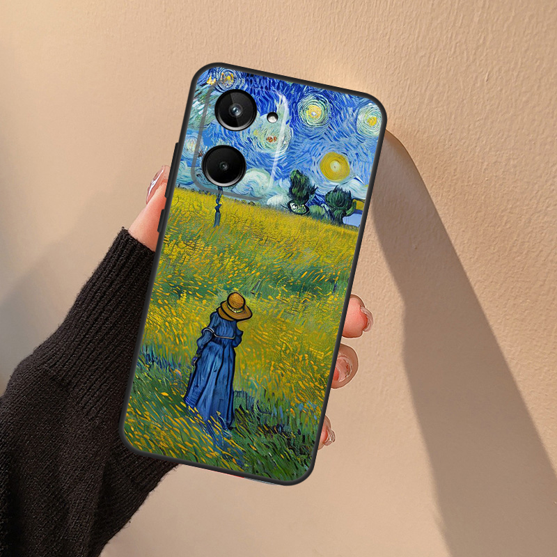 Casing dengan Motif Lukisan Mi - Realme C67 ulasan dan harga